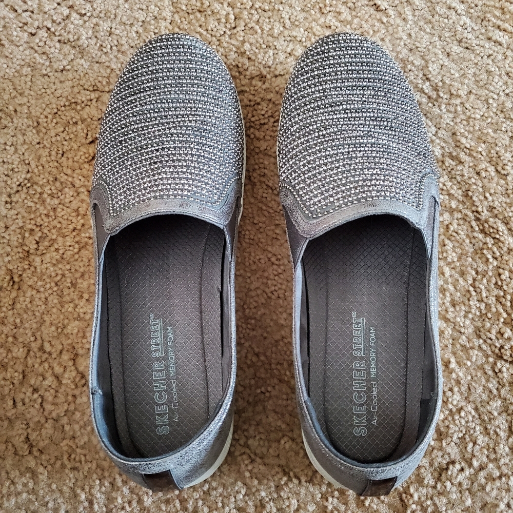Shoes - taupe in color